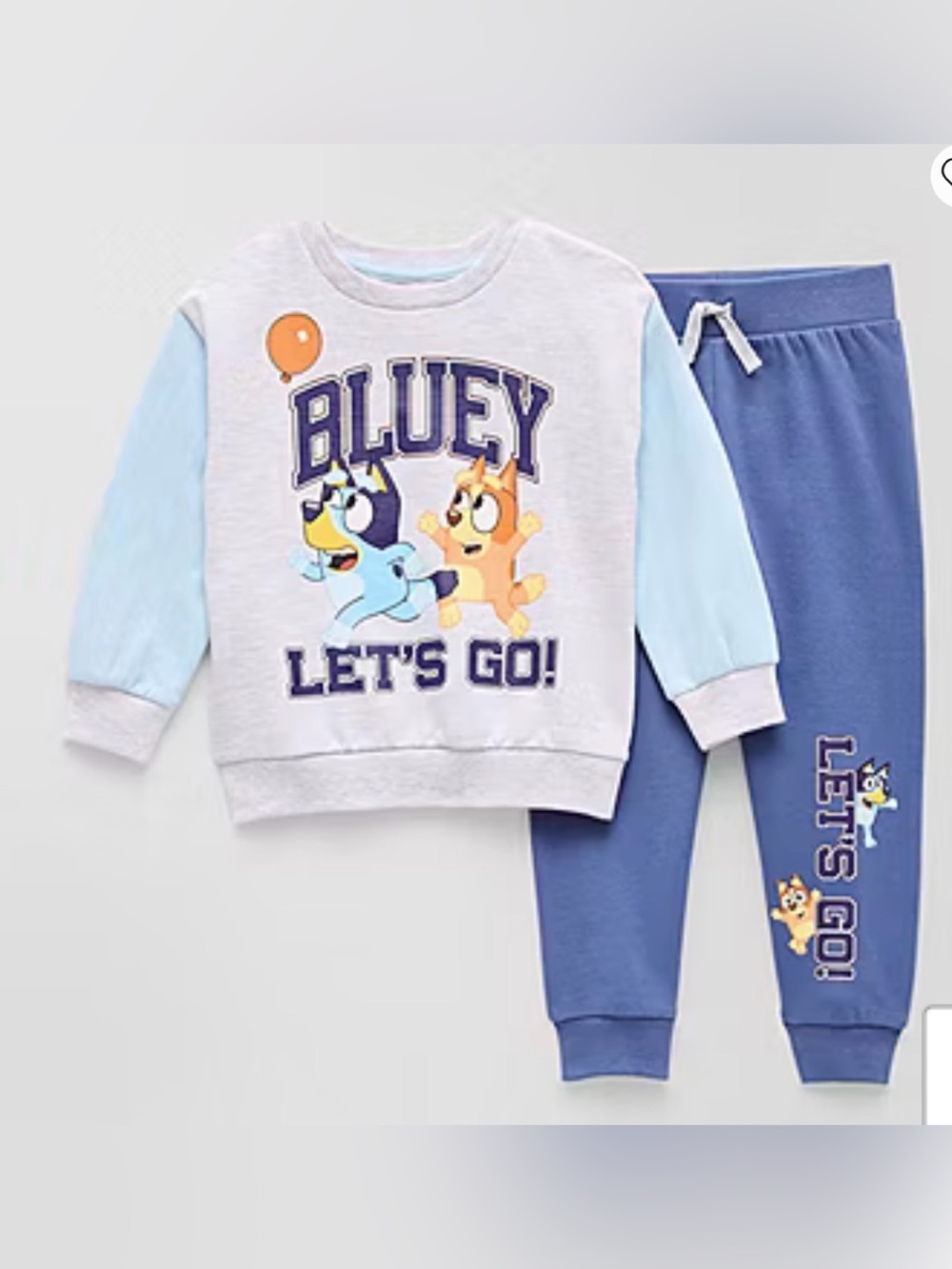 Toddler Boys Bluey 2-pc. Pant Set.